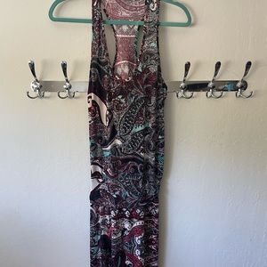 Veronica M full length racer back drop waist dress